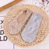 2 Pair Women Lace Slip On