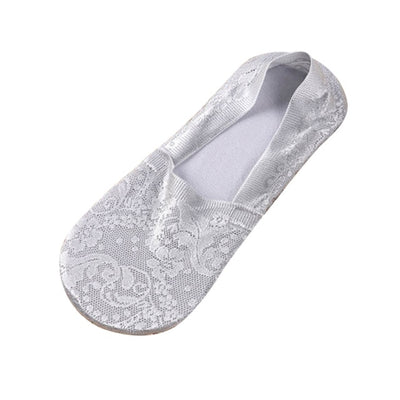 2 Pair Women Lace Slip On