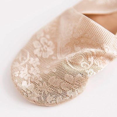 2 Pair Women Lace Slip On