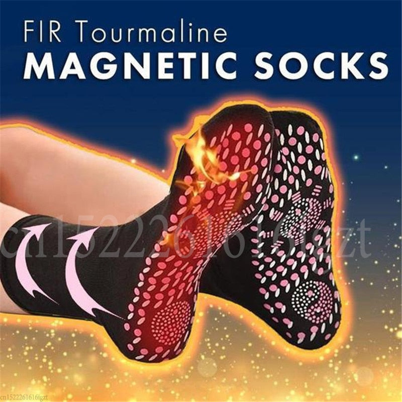 Tourmaline Self-Heating Magnetic Socks Self-Heating Socks T