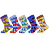 5/10 Pair Geometric Lattice Classic Happy Socks