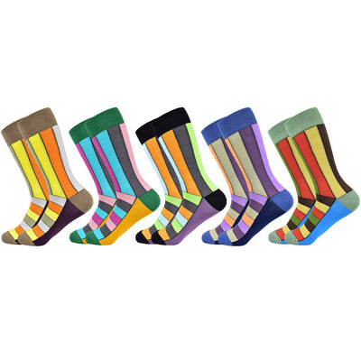 5/10 Pair Geometric Lattice Classic Happy Socks