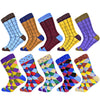 5/10 Pair Geometric Lattice Classic Happy Socks