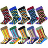 5/10 Pair Geometric Lattice Classic Happy Socks