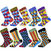 5/10 Pair Geometric Lattice Classic Happy Socks