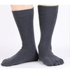 Men Five Finger Toe Long Compression Socks