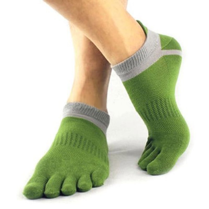 Unisex Breathable Five-toe Socks Cotton Socks Medium Length Socks