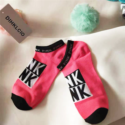 "Pink"Motion Socks