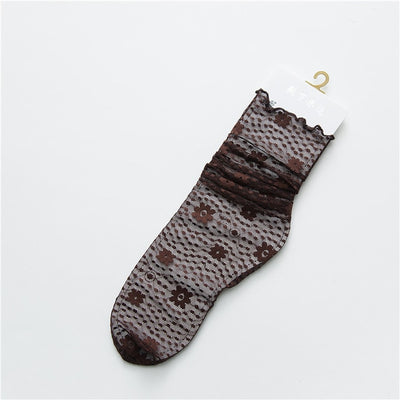 SP&CITY Japan Style Women Lace Socks