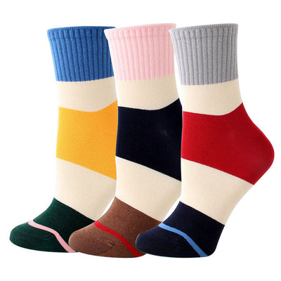 3 Pair Lot Harajuku Fashion Socks