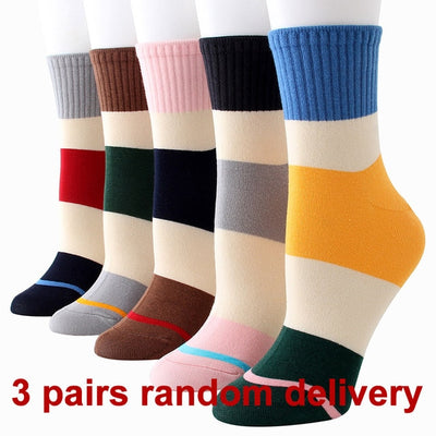 3 Pair Lot Harajuku Fashion Socks