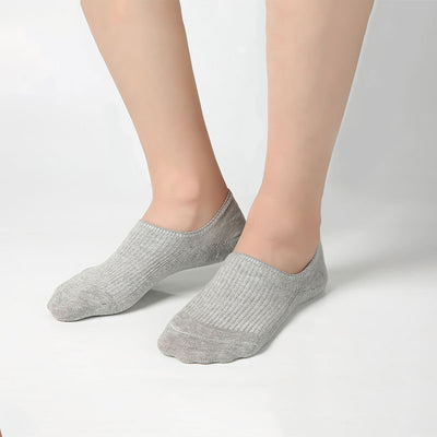 Women Soild Color Slippers Invisible Non-slip Low Cut