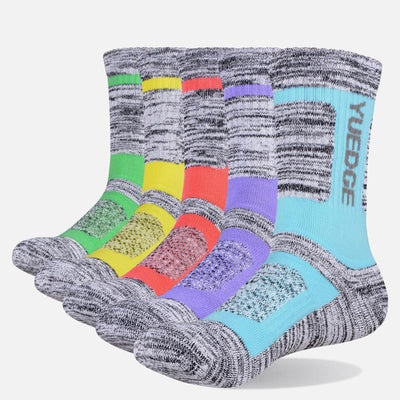 5 Pair/Lot  YUEDGE Combed Socks