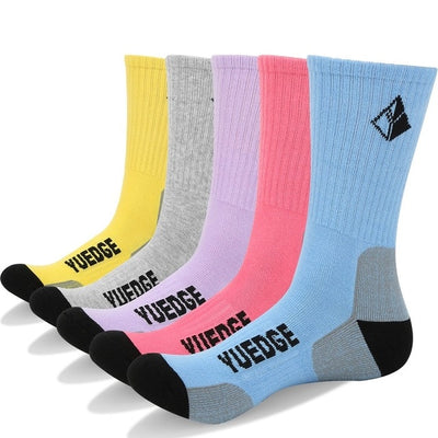 5 Pair/Lot  YUEDGE Combed Socks