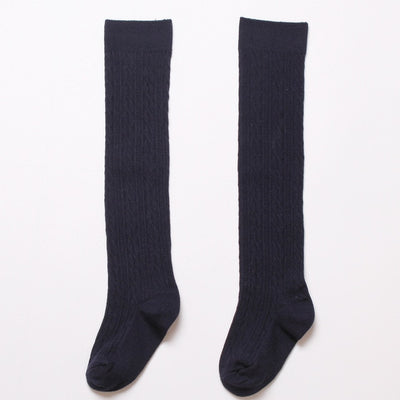 Girls' School Uniform Knee-High Sock