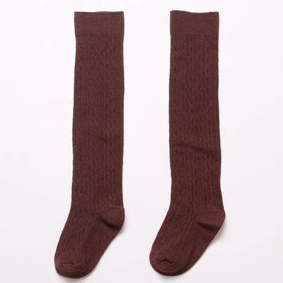 Girls' School Uniform Knee-High Sock