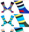 LIONZONE 5Pairs/Lot Men's Happy Socks