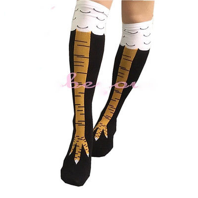 3D Chicken Cartoon Socks