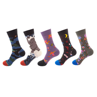 5 Pairs Harajuku Style Socks