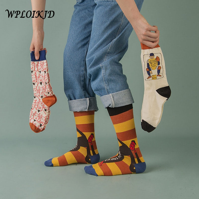 Abstract Art Harajuku Socks