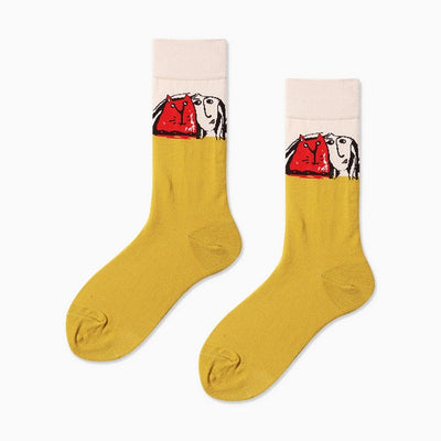 Abstract Art Harajuku Socks