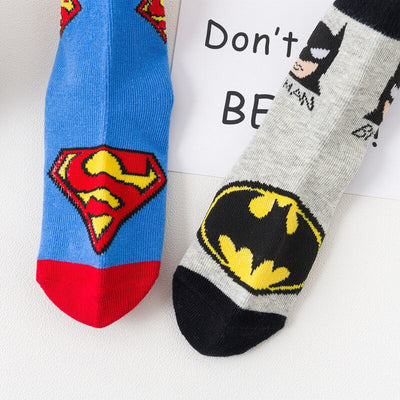 5 Pairs/Lot  Kids Super Hero Socks