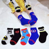 5 Pairs/Lot  Kids Super Hero Socks