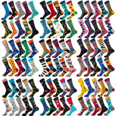 10 Pairs/Lot Men Happy Socks