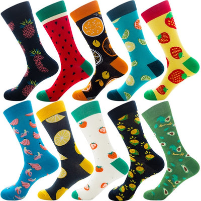 10 Pairs/Lot Men Happy Socks