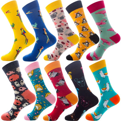 10 Pairs/Lot Men Happy Socks