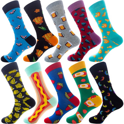 10 Pairs/Lot Men Happy Socks