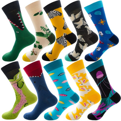 10 Pairs/Lot Men Happy Socks