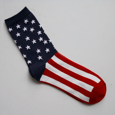 5 Pair/1 Pair Flag Style Socks