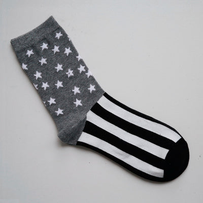 5 Pair/1 Pair Flag Style Socks