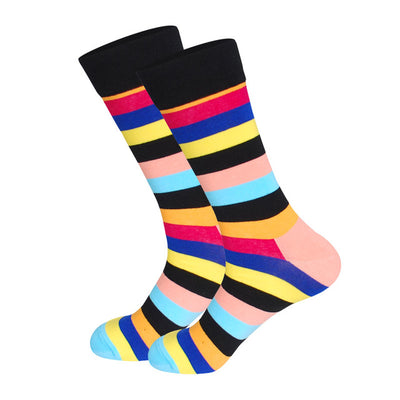 LIONZONE Men Chaussette Homme Colorful Socks