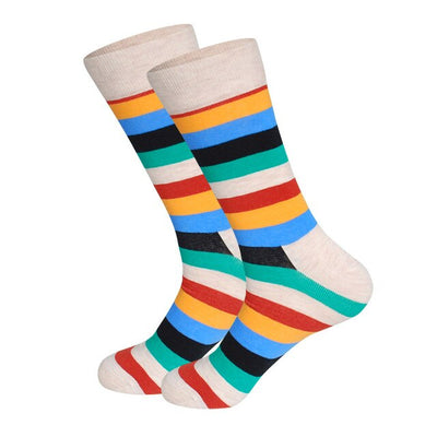 LIONZONE Men Chaussette Homme Colorful Socks