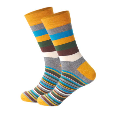 LIONZONE Men Chaussette Homme Colorful Socks