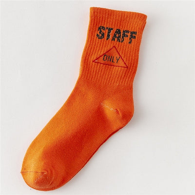 Word Printed Socks