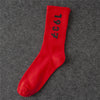 Word Printed Socks