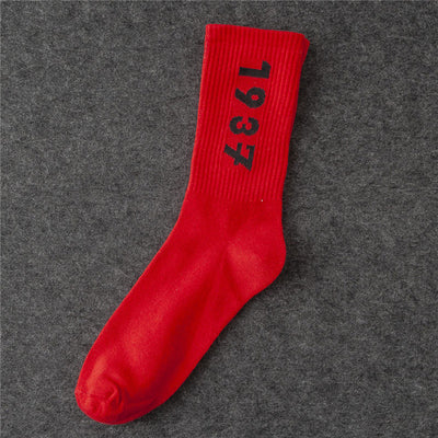 Word Printed Socks