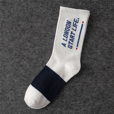 Word Printed Socks