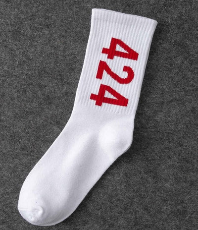 Word Printed Socks