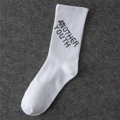 Word Printed Socks