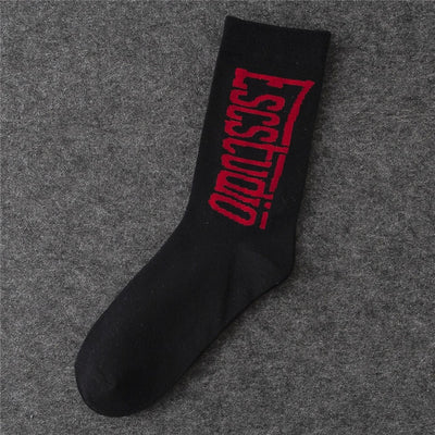 Word Printed Socks