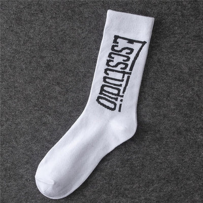 Word Printed Socks