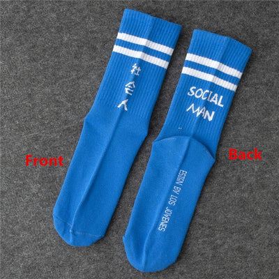 Word Printed Socks