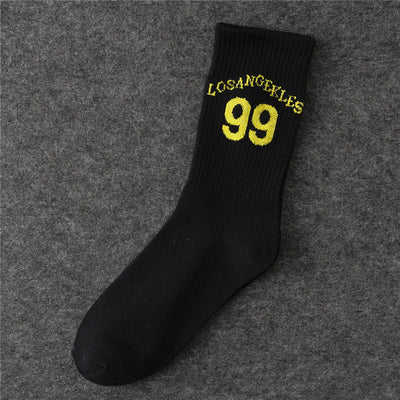 Word Printed Socks