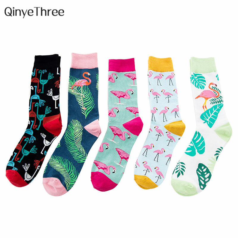 Cool Flamingos Men Socks