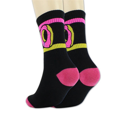 Girls Donut Print Socks