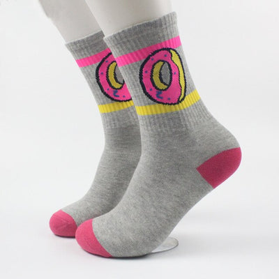 Girls Donut Print Socks